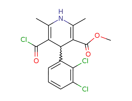 5-Chlorocarbonyl-4-(2,3-dichloro-phenyl)-2,6-dimethyl-1,4-dihydro-pyridine-3-carboxylic acid methyl ester