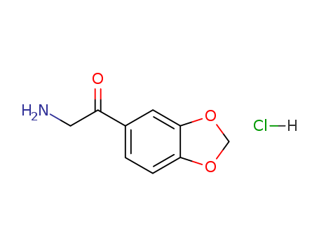 2-Benzo[1,3]dioxol-5-yl-2-oxo-ethyl-ammonium chloride