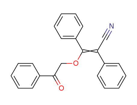 Benzeneacetonitrile, a-[(2-oxo-2-phenylethoxy)phenylmethylene]-, (Z)-