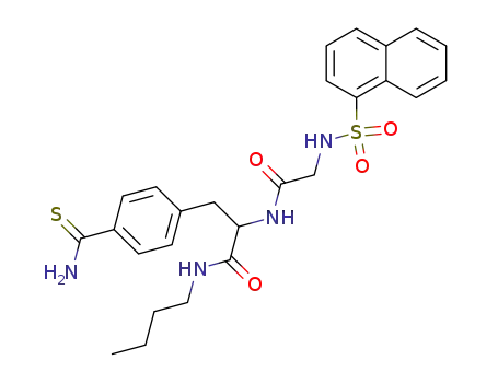 Phenylalaninamide,
N-(1-naphthalenylsulfonyl)glycyl-4-(aminothioxomethyl)-N-butyl-