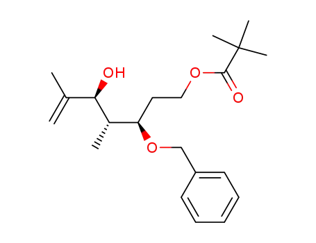 2,2-Dimethyl-propionic acid (3R,4R,5S)-3-benzyloxy-5-hydroxy-4,6-dimethyl-hept-6-enyl ester