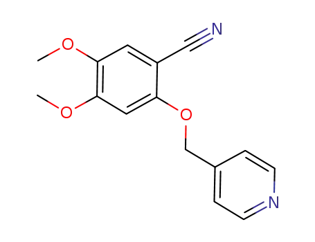 4,5-dimethoxy-2-(pyridin-4-ylmethoxy)-benzonitrile