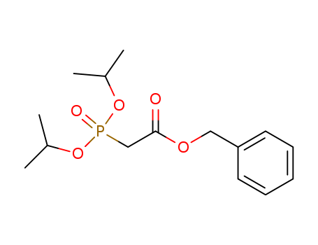 Acetic acid, [bis(1-methylethoxy)phosphinyl]-, phenylmethyl ester