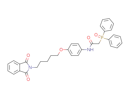 Acetamide,
N-[4-[[5-(1,3-dihydro-1,3-dioxo-2H-isoindol-2-yl)pentyl]oxy]phenyl]-2-(di
phenylphosphinyl)-