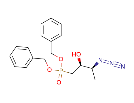 Phosphonic acid, [(2S,3S)-3-azido-2-hydroxybutyl]-, bis(phenylmethyl)
ester
