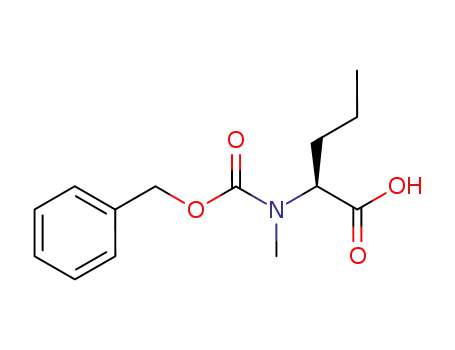 Molecular Structure of 177659-78-8 (N-ALPHA-BENZYLOXYCARBONYL-N-ALPHA-METHYL-L-NORVALINE)