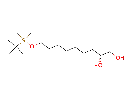Molecular Structure of 847342-68-1 (1,2-Nonanediol, 9-[[(1,1-dimethylethyl)dimethylsilyl]oxy]-, (2R)-)