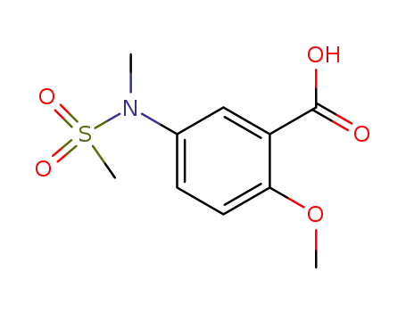 Benzoic acid, 2-methoxy-5-[methyl(methylsulfonyl)amino]-