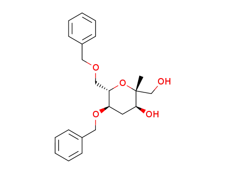 (2R,3S,5R,6S)-5-Benzyloxy-6-benzyloxymethyl-2-hydroxymethyl-2-methyl-tetrahydro-pyran-3-ol