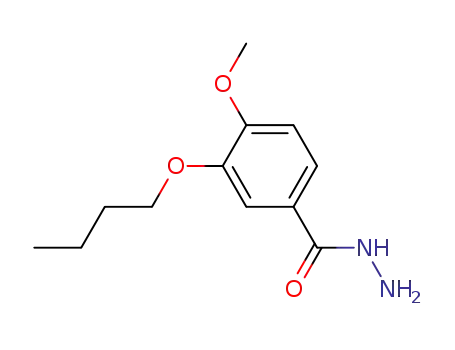 3-(n-butoxy)-4-methoxybenzoic acid hydrazide