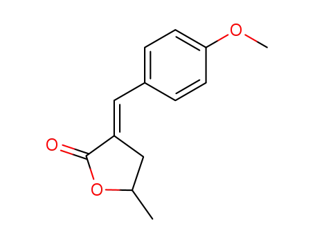 2(3H)-Furanone, dihydro-3-[(4-methoxyphenyl)methylene]-5-methyl-,
(3E)-