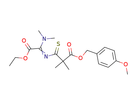 dimethyl-5,5 dimethylamino-2 thioxo-4 aza-3 hexene-2 dioate de <sup>(1)</sup>-ethyle et de <sup>(6)</sup>-p-methoxybenzyle