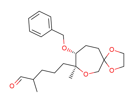 5-((8S,9R)-9-Benzyloxy-8-methyl-1,4,7-trioxa-spiro[4.6]undec-8-yl)-2-methyl-pentanal