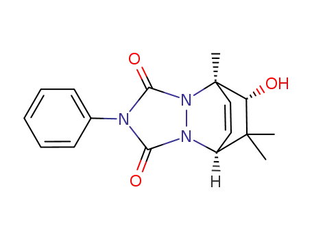 (1S<sup>*</sup>,10S<sup>*</sup>)-10-Hydroxy-1,11,11-trimethyl-4-phenyl-2,4,6-triazatricyclo<5.2.2.0<sup>2,6</sup>>undec-8-en-3,5-dion