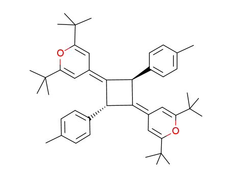 4,4'-<r-2,t-4-Bis(4-methylphenyl)-1,3-cyclobutandiyliden>bis(2,6-di-tert-butyl-4H-pyran)