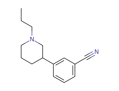 3-(1-propylpiperidin-3-yl)benzonitrile