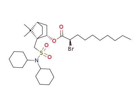 (R)-2-Bromo-decanoic acid (1R,2S,4S)-1-[(dicyclohexylsulfamoyl)-methyl]-7,7-dimethyl-bicyclo[2.2.1]hept-2-yl ester