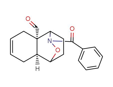 2-Oxa-3-azabicyclo[2.2.2]oct-5-ene-6-carboxaldehyde, 3-benzoyl-