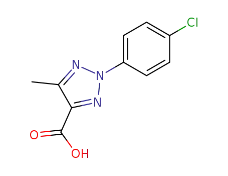2-(4-chlorophenyl)-5-methyl-2H-1,2,3-triazole-4-carboxylic acid