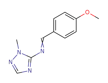 1-methyl-5-(4-methoxy-benzyliden)amino-1H-1,2,4-triazol