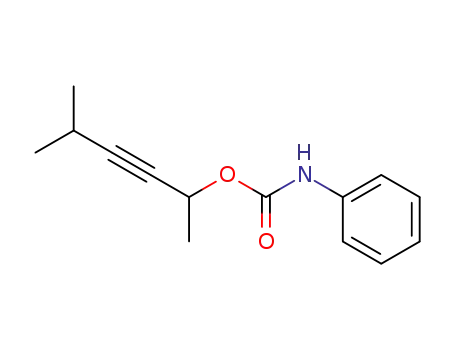 5-methylhex-3-yn-2-yl N-phenylcarbamate