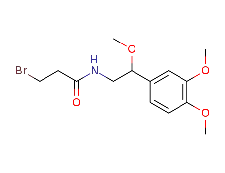 Propanamide, 3-bromo-N-[2-(3,4-dimethoxyphenyl)-2-methoxyethyl]-