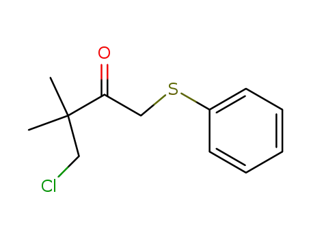 4-Chloro-3,3-dimethyl-1-phenylsulfanyl-butan-2-one