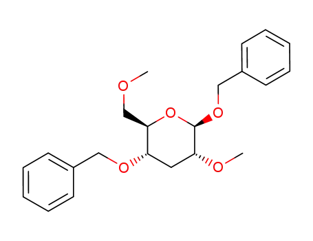 benzyl 4-O-benzyl-3-deoxy-2,6-di-O-methyl-β-D-ribo-hexopyranoside
