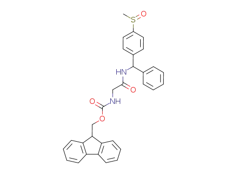 Carbamic acid,
[2-[[[4-(methylsulfinyl)phenyl]phenylmethyl]amino]-2-oxoethyl]-,
9H-fluoren-9-ylmethyl ester