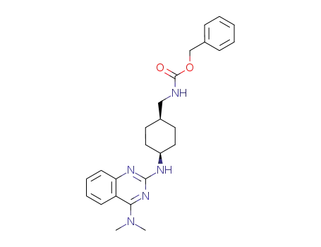 benzyl [(cis-4-{[4-(dimethylamino)quinazolin-2-yl]amino}cyclohexyl)methyl]carbamate