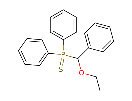 Molecular Structure of 78731-70-1 (Phosphine sulfide, (ethoxyphenylmethyl)diphenyl-)