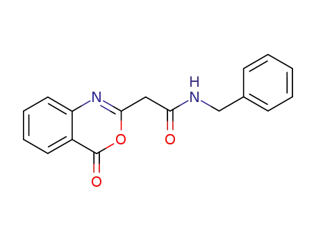 4H-3,1-Benzoxazine-2-acetamide, 4-oxo-N-(phenylmethyl)-