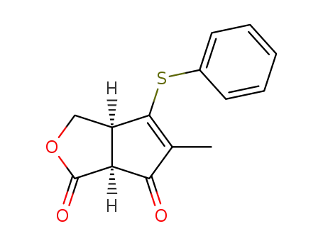 (3aS,6aS)-5-Methyl-4-phenylsulfanyl-3a,6a-dihydro-3H-cyclopenta[c]furan-1,6-dione