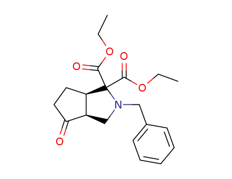 (3aS,6aR)-2-Benzyl-4-oxo-hexahydro-cyclopenta[c]pyrrole-1,1-dicarboxylic acid diethyl ester