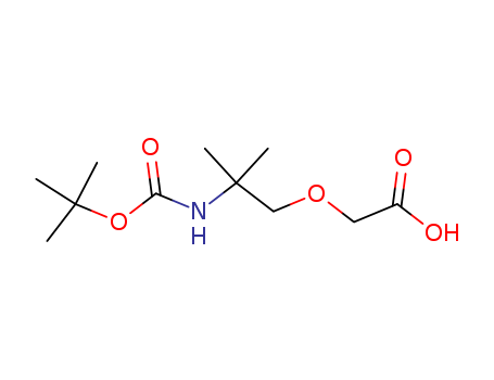 Acetic acid, [2-[[(1,1-dimethylethoxy)carbonyl]amino]-2-methylpropoxy]-