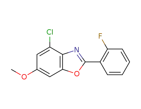 Benzoxazole, 4-chloro-2-(2-fluorophenyl)-6-methoxy-