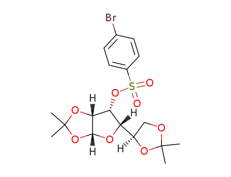 Molecular Structure of 88405-99-6 (3-O-brosyl-1,2:5,6-di-O-isopropylidene-α-D-gulofuranose)