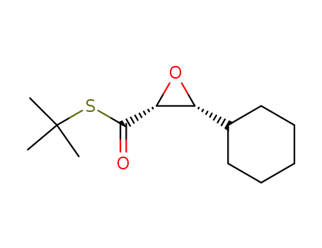 cis S-tert-Butyl 3-cyclohexyloxirane-2-carbothioate