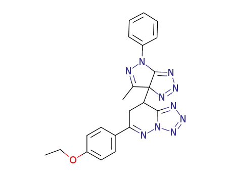 6-(4-Ethoxy-phenyl)-8-(6-methyl-4-phenyl-4H-pyrazolo[3,4-d][1,2,3]triazol-6a-yl)-7,8-dihydro-tetrazolo[1,5-b]pyridazine