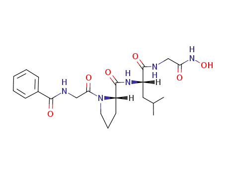 Glycinamide, N-benzoylglycyl-L-prolyl-L-leucyl-N-hydroxy-
