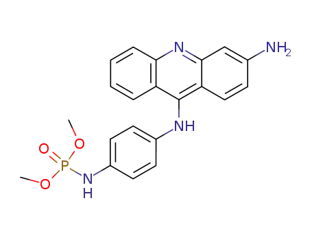 Phosphoramidic acid, [4-[(3-amino-9-acridinyl)amino]phenyl]-, dimethyl
ester