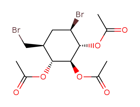 (1R)-(-)-1,2,3-tri-O-acetyl-(1,3/2,4,6)-4-bromo-6-bromomethyl-1,2,3-cyclohexanetriol