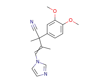 2-(3,4-Dimethoxyphenyl)-4-(1-imidazolyl)-2,3-dimethyl-3-butennitril