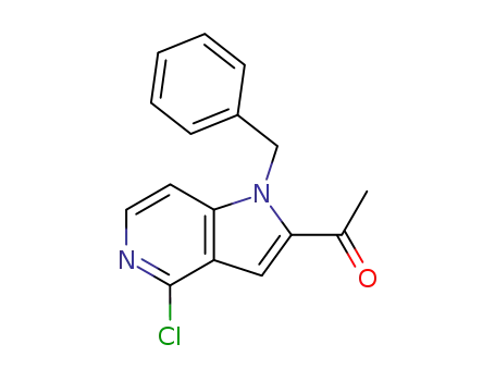 Ethanone, 1-[4-chloro-1-(phenylmethyl)-1H-pyrrolo[3,2-c]pyridin-2-yl]-