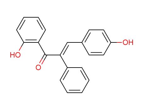 1-(2-hydroxyphenyl)-2-phenyl-3-(4-hydroxyphenyl)prop-2-en-1-one
