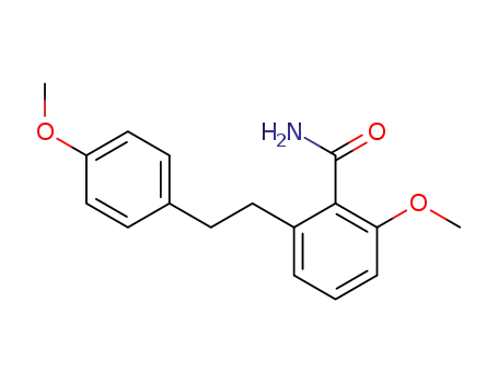 2-methoxy-6-[2-(4-methoxyphenyl)ethyl]benzamide
