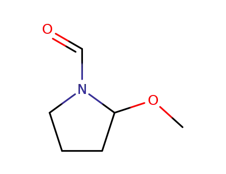 Molecular Structure of 61020-06-2 (1-FORMYL-2-METHOXYPYRROLIDINE)