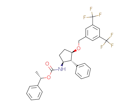 [(1S,2R,3R)-3-(3,5-Bis-trifluoromethyl-benzyloxy)-2-phenyl-cyclopentyl]-carbamic acid (S)-1-phenyl-ethyl ester