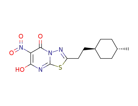 7-Hydroxy-2-[2-(4-methyl-cyclohexyl)-ethyl]-6-nitro-[1,3,4]thiadiazolo[3,2-a]pyrimidin-5-one