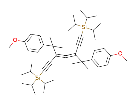 {3,5-bis[1-(4-methoxyphenyl)-1-methylethyl]hepta-3,4-diene-1,6-diyne-1,7-diyl}bis(triisopropylsilane)